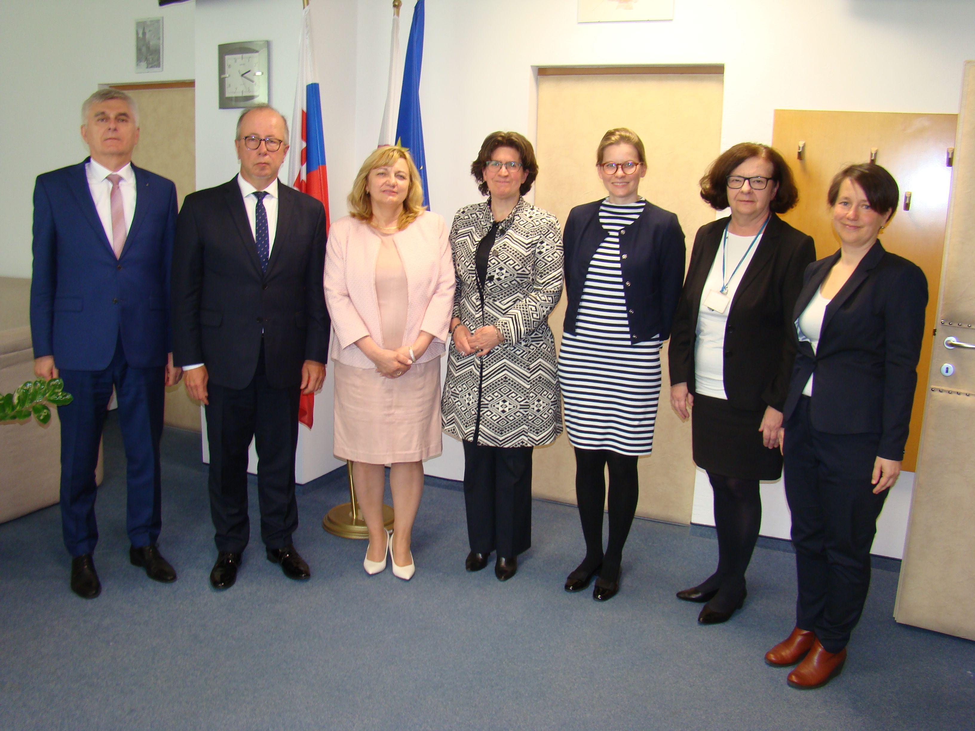 Prijatie veľvyslankyne Holandského kráľovstva v Slovenskej republike p. Gabrielly Sancisi v Justičnej akadémii SR v Pezinku